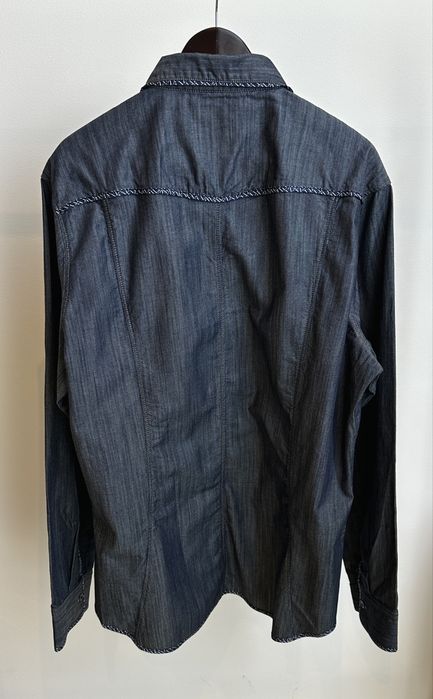 Мужская джинсовая куртка-рубашка ZILLI