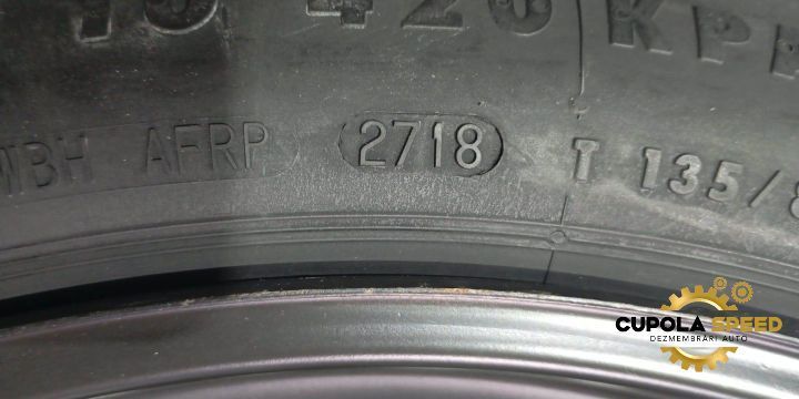 Roata rezerva Continental NOUA 135/80/R17 Renault Espace 5 [2015 - 20