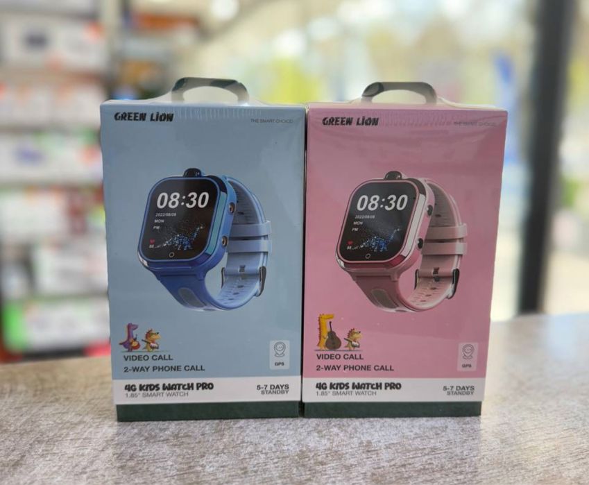 Green Lion 4G Kids Watch Pro — детские смарт-часы с видеозвонком и GPS