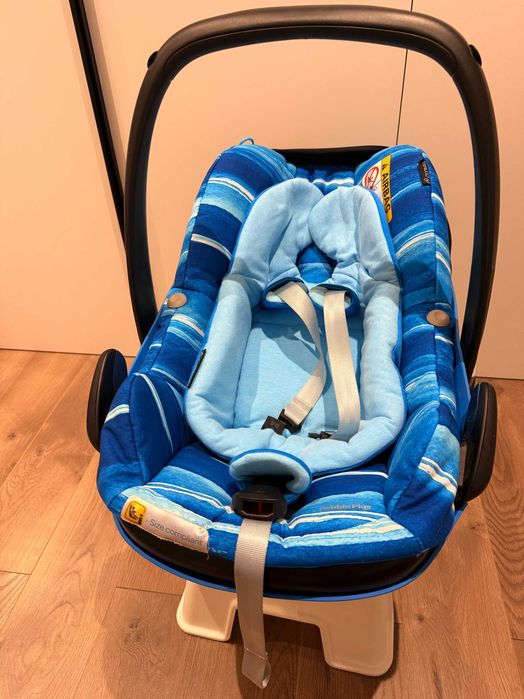 Автолюлька Maxi-Cosi Pebble Plus голубая (i-Size, 0–12 мес)