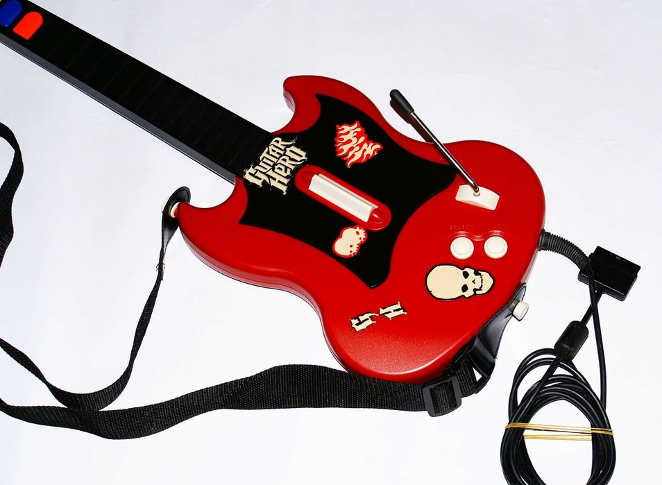 PS2 жична китара Плейстейшън Sony PlayStation 2 Guitar