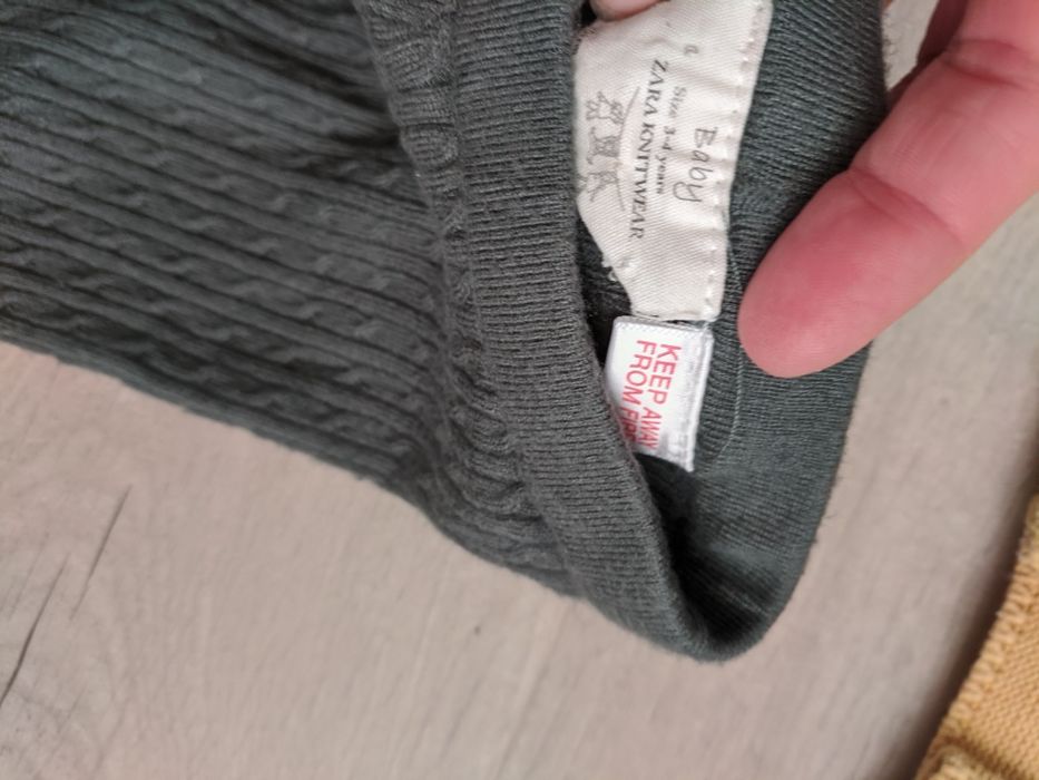 Cardigan Next, body și colanți  Zara, 2-3 ani, 92-98