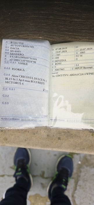 De Vânzare Dacia Sandero