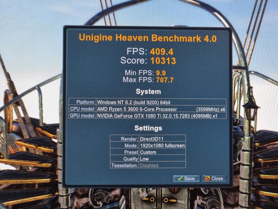 Геймърски Компютър/R5 3600/16GB DDR4/256GB M.2/2TB/GTX 1080 TI 11GB