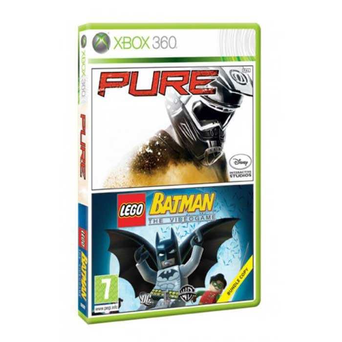 +Гаранция! НОВА! Xbox 360 игра, 2 игри в 1. Lego Batman и Pure