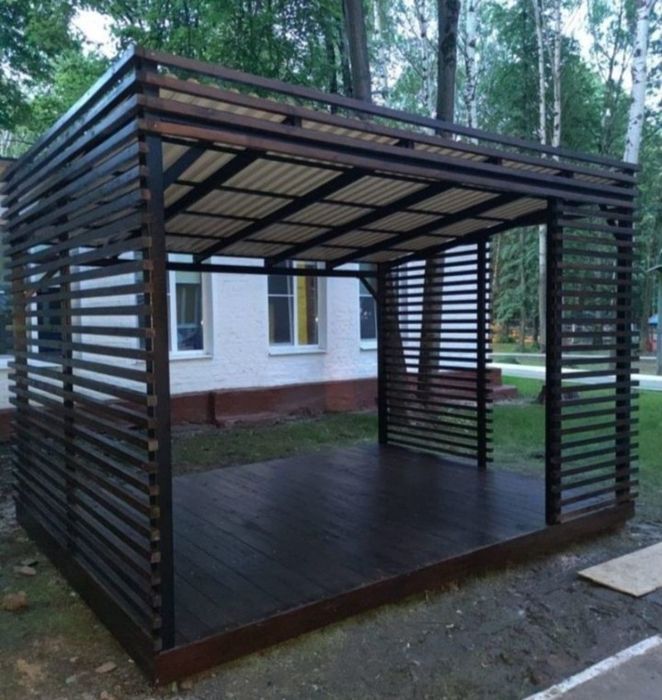 Беседка лофт стиль