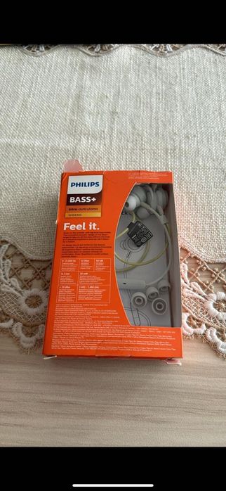 Слушалки Philips Bass+ SBH4305WT