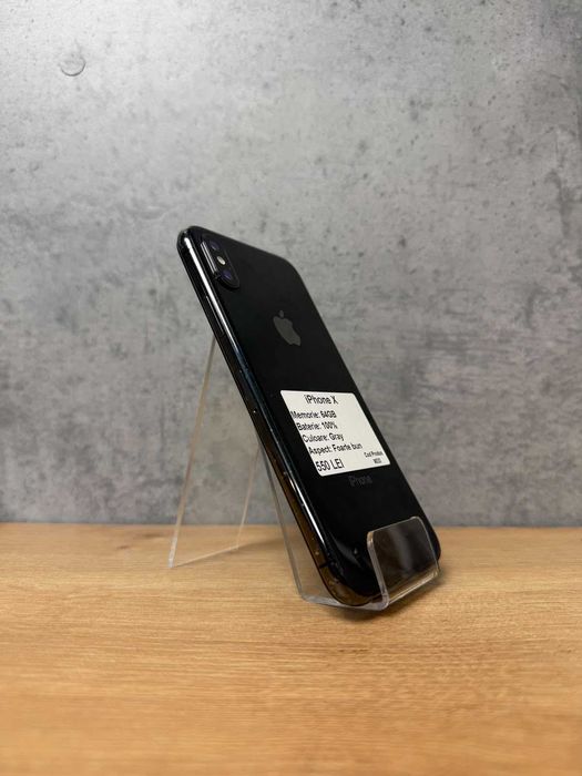 ZAP AMANET Gara de Nord - iPhone X - 64GB - Gray - 100% baterie