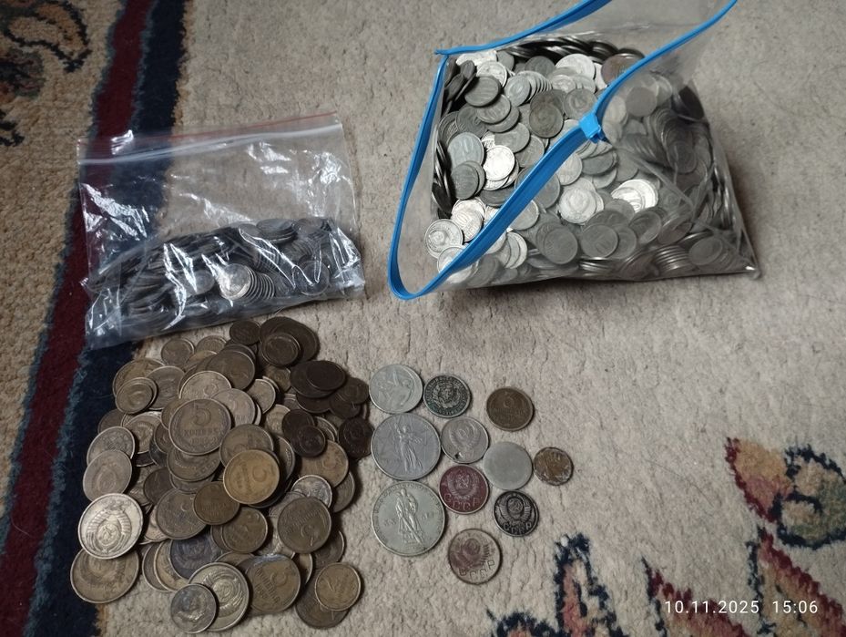 Советские копейки в кг