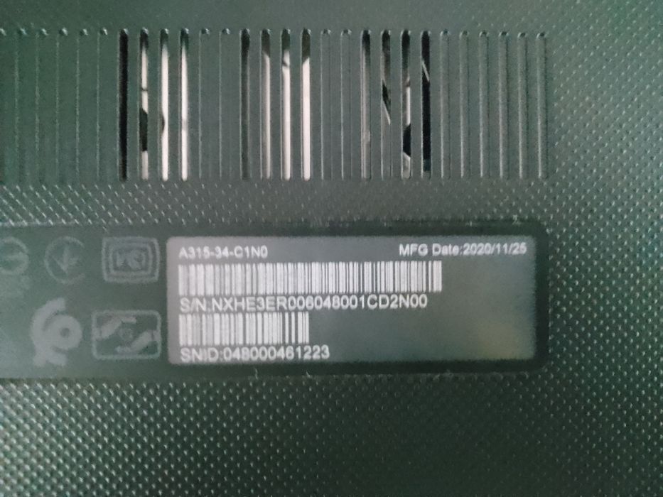 Ноутбук Acer Aspire a315-34
