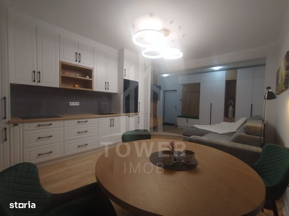 Apartament modern de închiriat, cu balcon și loc de parcare