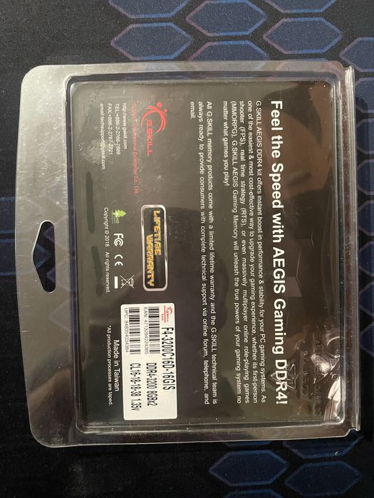 Vând chit plăcuțe ram G. Skill aegis ddr4