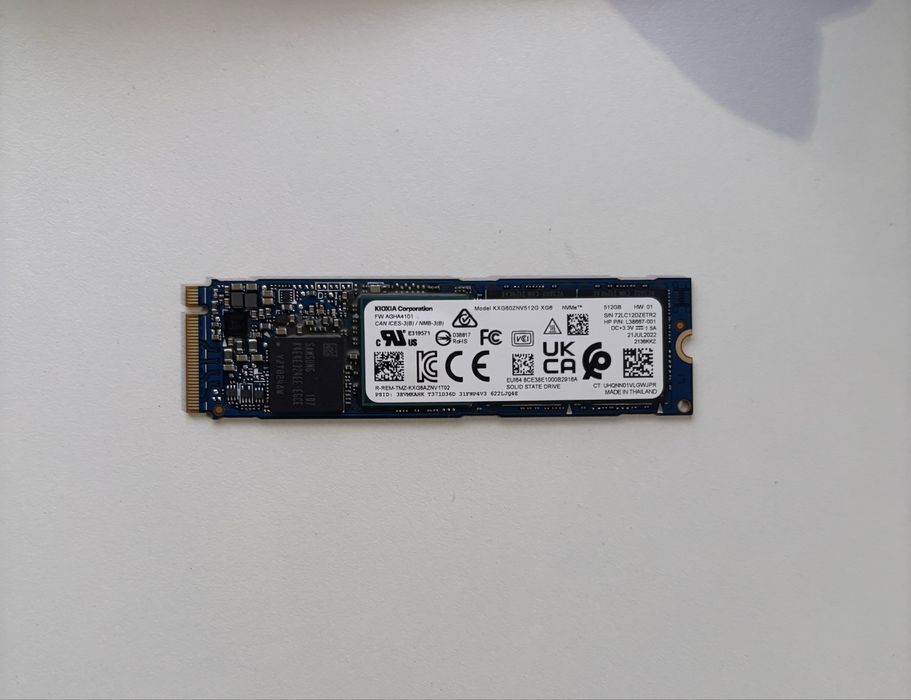 SSD M.2 NVMe KIOXIA XG8 512GB – PCIe Gen3 x4
