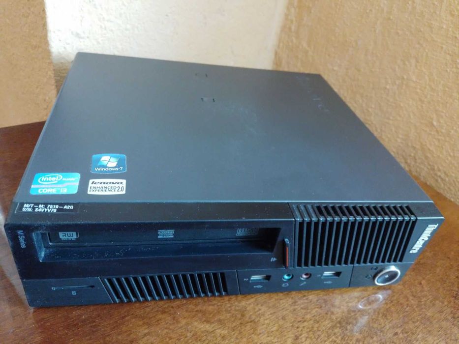 Компактен компютър Lenovo ThinkCentre M91 USFF с лицензиран Windows и 8GB DDR3