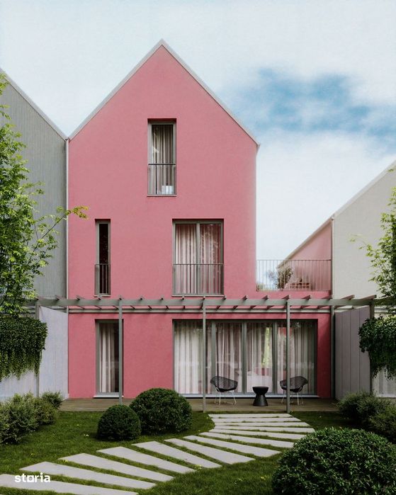 Casa PIET Cartier ColinaPark, POMPA CALDURA, 2 parcari, drum asfaltat