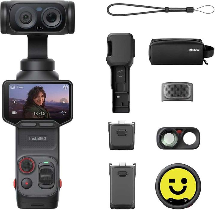 Камера Insta 360 Luna Ultra Dual-Lens 8K Creator Bundle Black