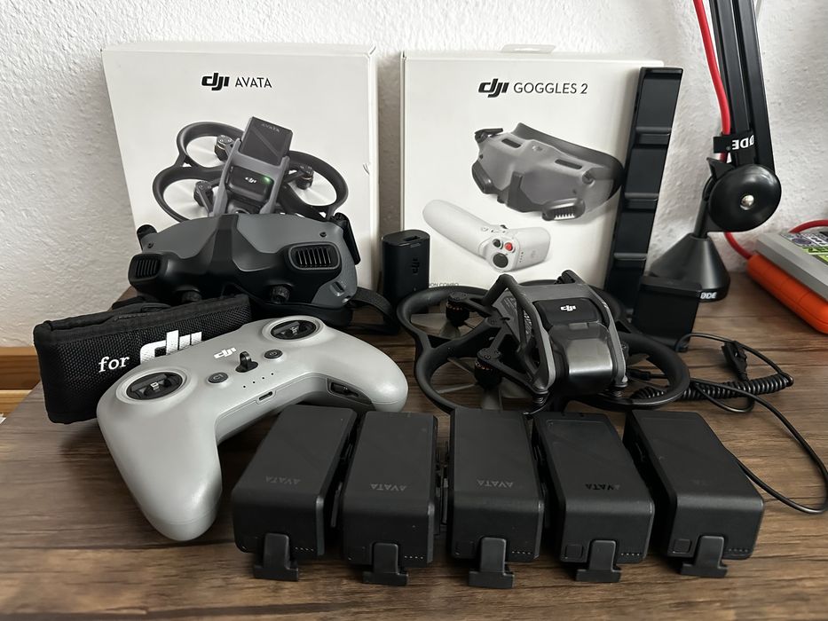 Dji avata + 5 baterii + FPV controller 2 + googles 2