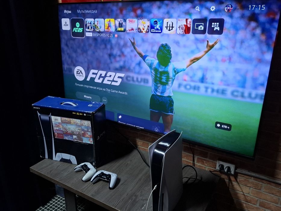 Playstation5 satladi ishinde oyinlari menen  diskavotli  g