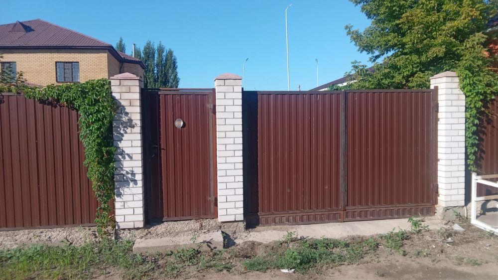 Ворота въездные б/у