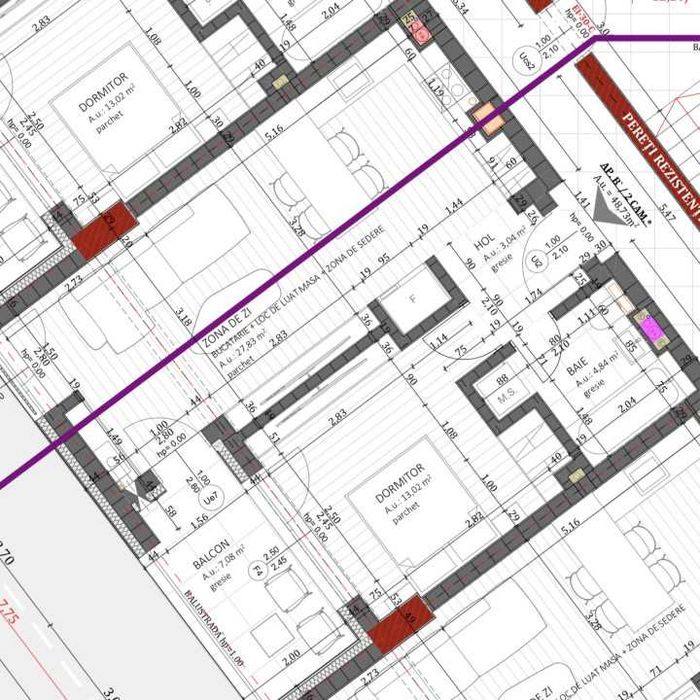 Apartament de 2 camere, Finisat, zona BMW, Floresti