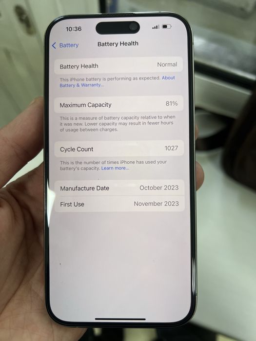 Srochna sotiladi Iphone 15 pro 128 gb yengide