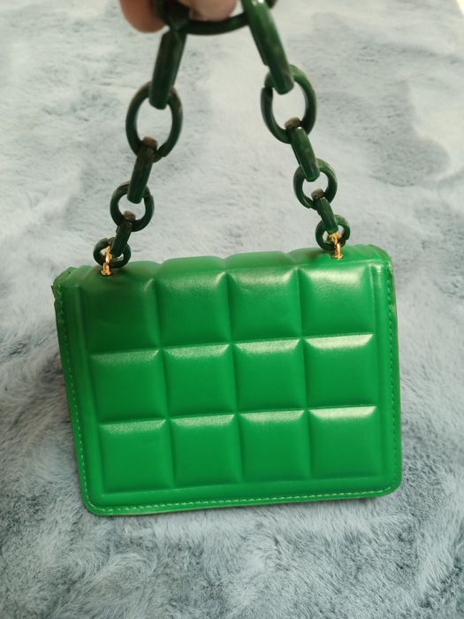 Geantă Beauty verde