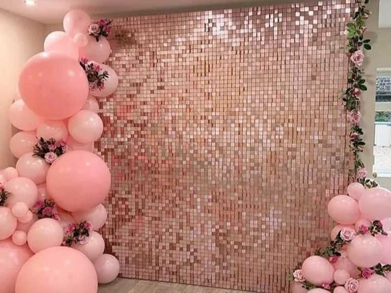 Декоративна стена от ПАЙЕТИ