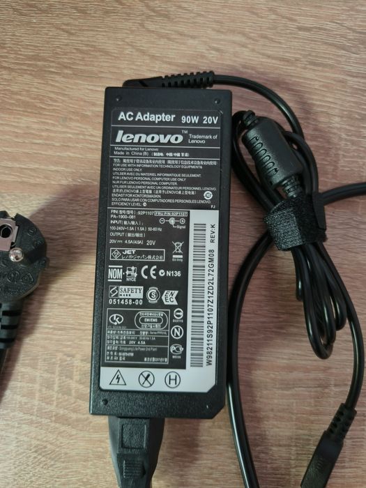 Зарядка для ноутбука lenovo 90w