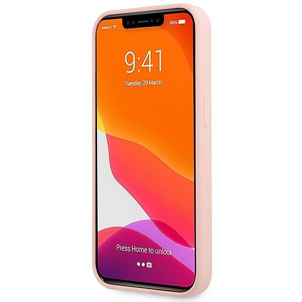 Guess guhcp13mlslmglp iphone 13 / 14 /15 6.1" light pink hardcase sili