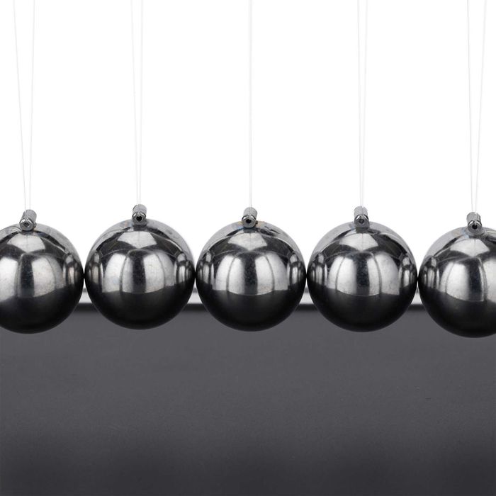 Pendulul lui Newton design clasic cu 5 bile 18 x 18 x 15 cm