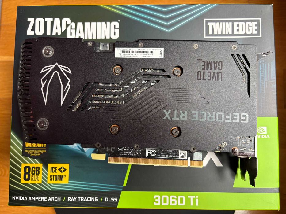ZOTAC GAMING GeForce RTX3060 Ti Twin Edge 8GB - SKU: ZT-A30610E-10M
