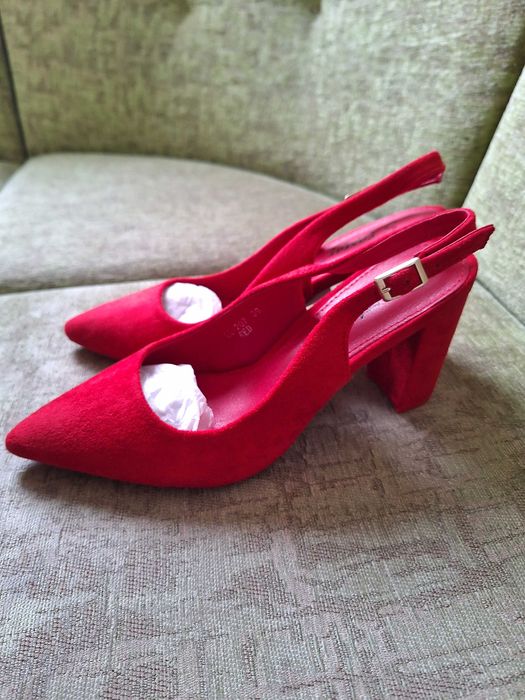 Дамски  червени обувки