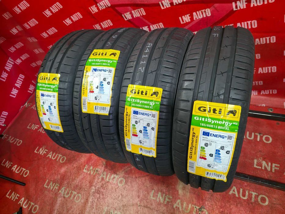 4 ANVELOPE DE VARA - 185/60/15 - GITI - NOU - DOT 2023 ! SUPER PRET !