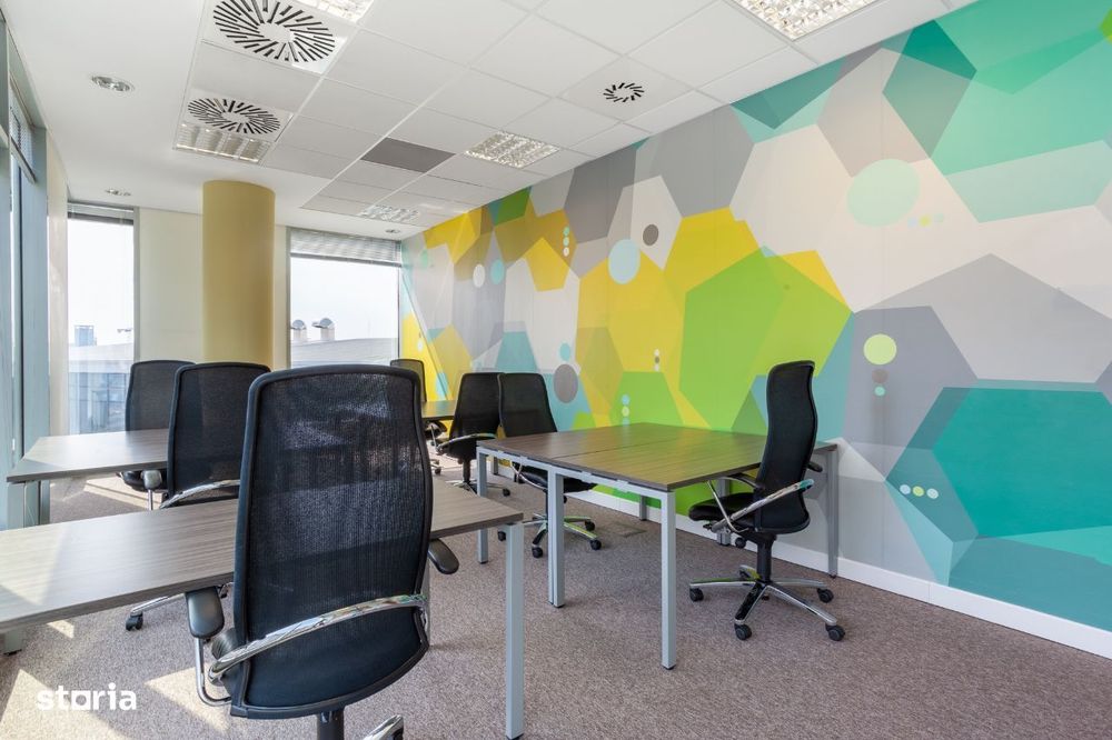 Birou de tip open plan