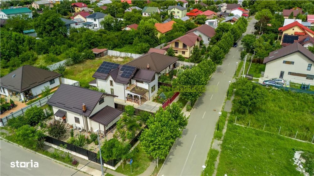Vila superba 2018 5 camere, 5,4 Mw solar system, de vanzare, Buftea