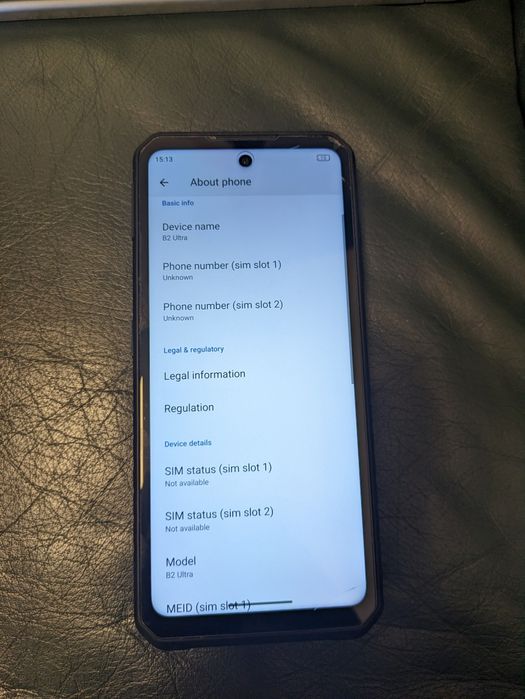 Telefon rezistent Rugged B2 Ultra 15.000mAH de 6,78”-256GB-24 GB RAM