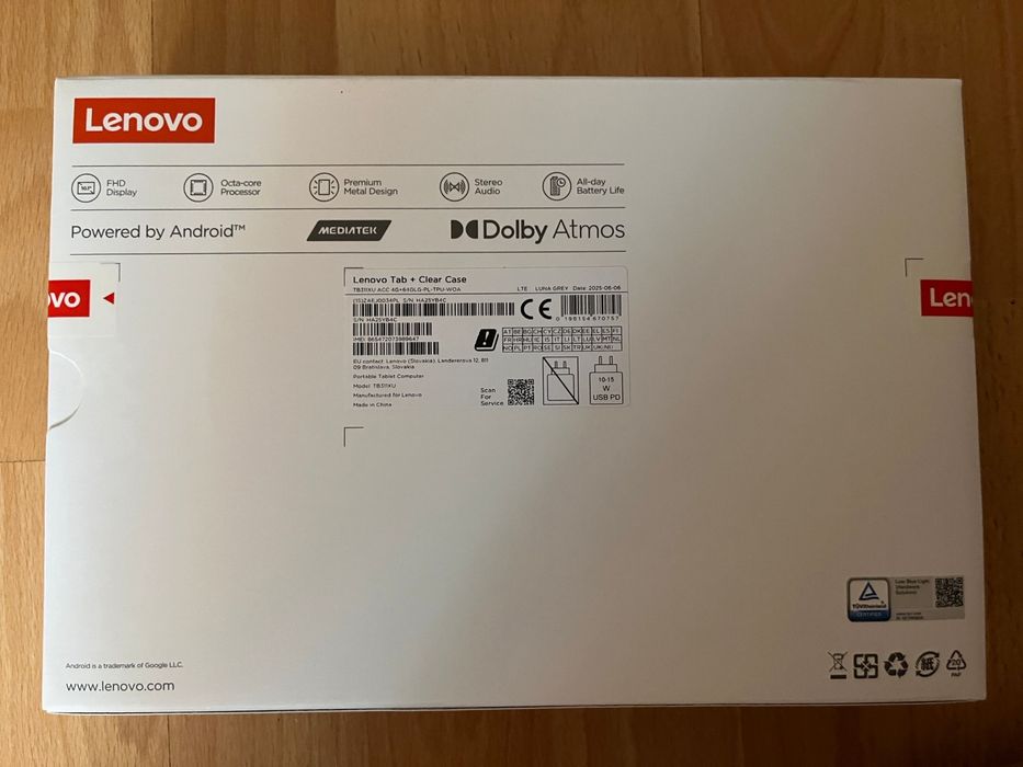 Tabletă Lenovo Tab (LTE/4G), 64GB, Husă Originală Inclusă - Nouă/Desigilată