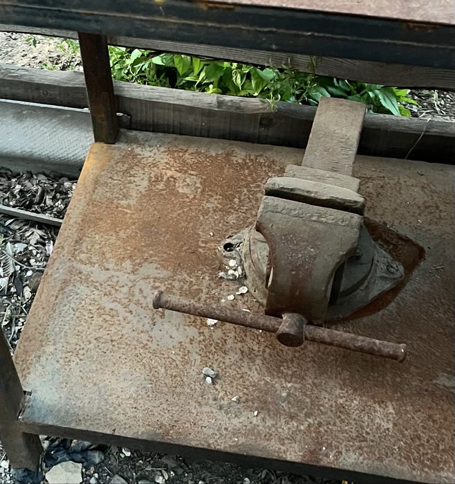 Тиски большие советские