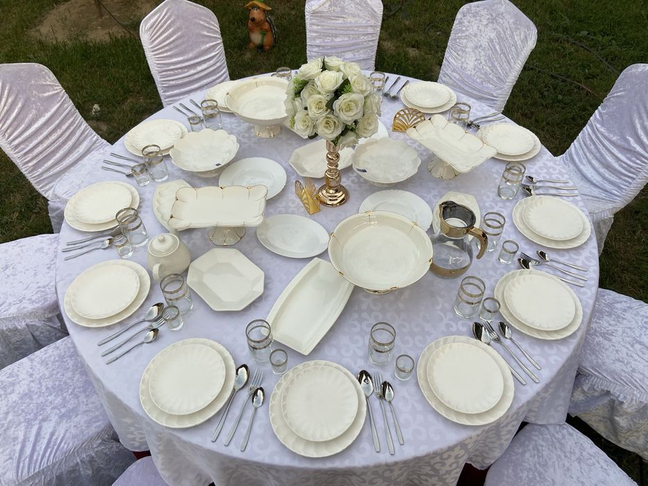 Аренда столы стулья посуда