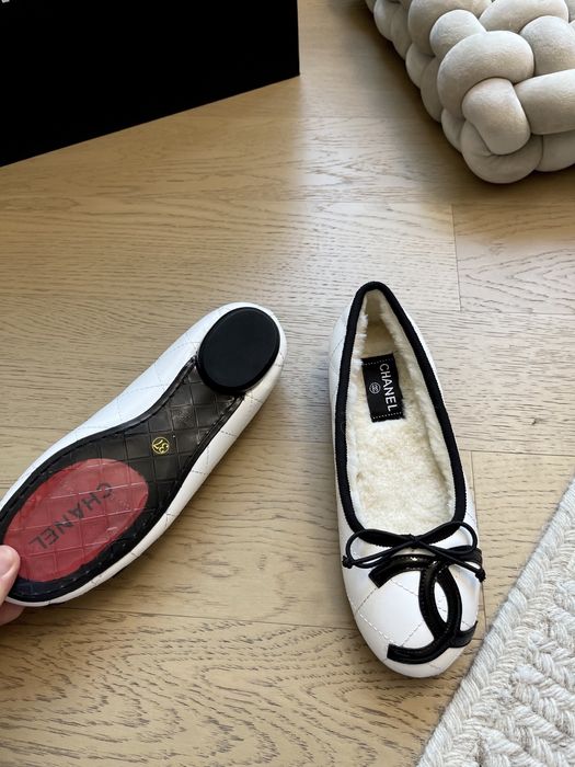 Balerini Chanel cu blana