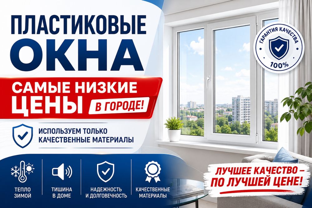 Пластиковый окно в рассрочку от пройзводителя