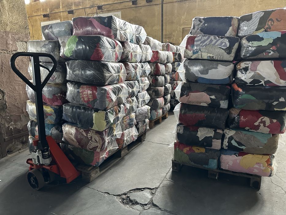 цветни памучни парцали