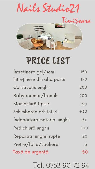 Servicii de Manichiură-Pedichiură