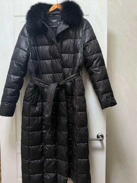 черный пуховик биопух