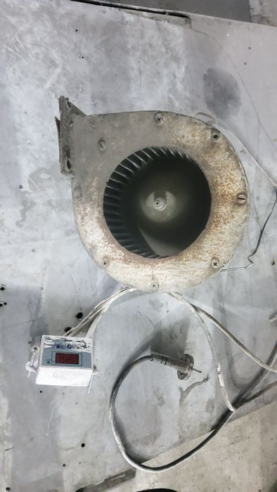 Вентилятор для котла, печьки. Частный дом