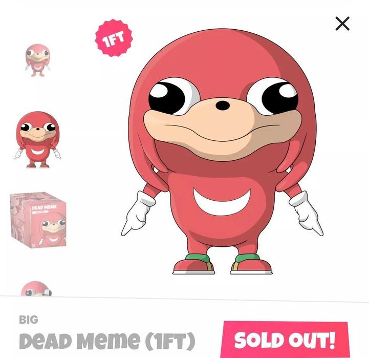 Youtooz Dead Meme 1ft!