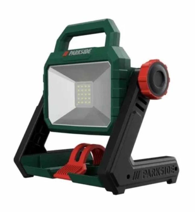 Нов Акумулаторен ЛЕД Прожектор Parkside  20V Работна лапма