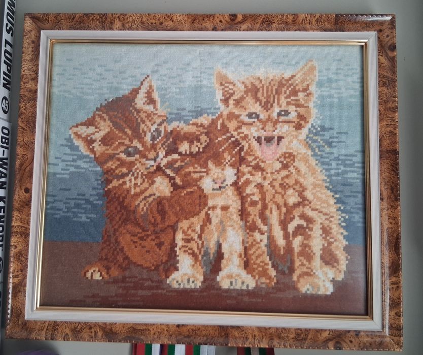 Гоблен котенца с рамка