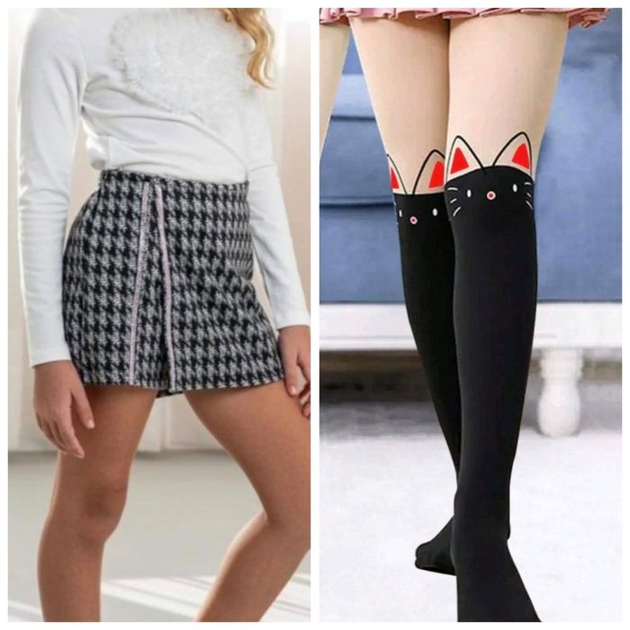 Contrast пола-панталон 116 см. Подарък чорапогащник.!