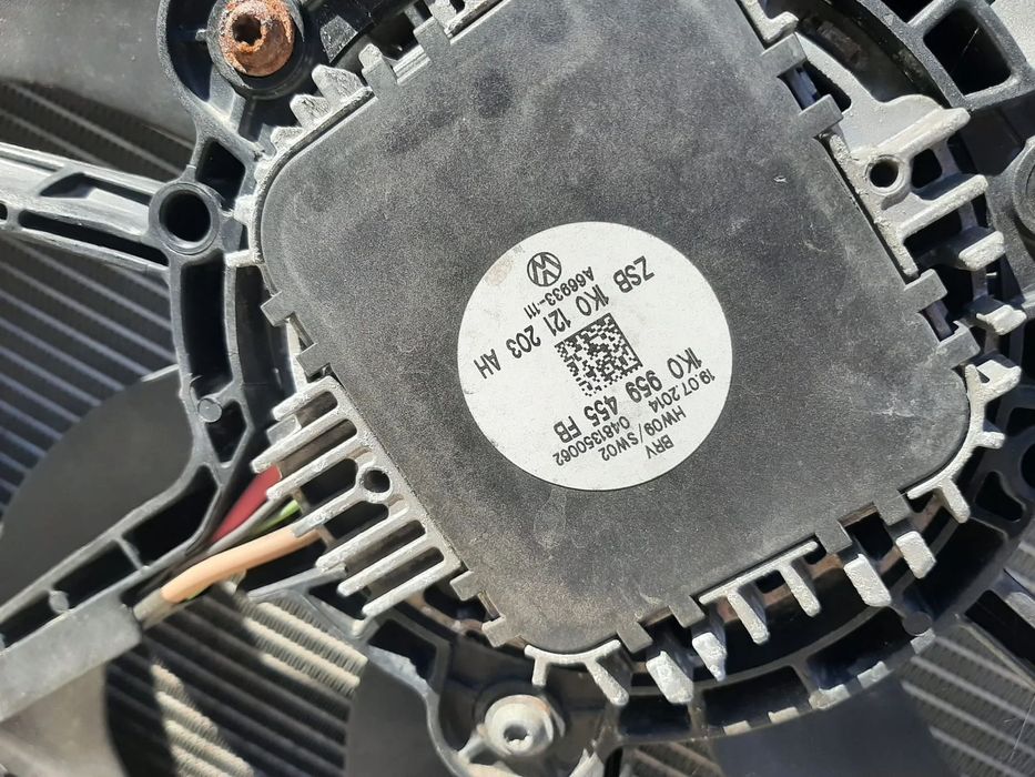 Trager complet cu radiatoare electroventilator 1.6 tdi cay skoda superb 2 3t facelift 1k0959455fb